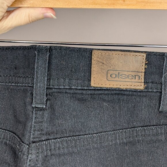 Olsen Mona Straight Fit Pants Black Size 4 - Picture 4 of 4